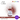 Drip Color Coral Red Holi Cakes Spray Cap