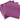 Lavender 4" X 4"  Foil Squares -- 125 Count