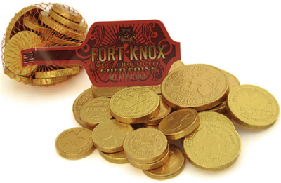 Fort Knox Milk Chocolate Coins