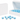 White 4-9/16" x 3-9/16" x 1-1/4" Rectangular Box