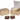 Gold 2-1/2" x 2-1/2" x 1-1/8" Square Box