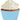 Standard Light Blue Cupcake Grease Proof Liners