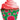 Standard Red Dots on Green Cupcake Grease Proof Liners