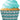Standard Turquoise Chevron Grease Proof Cupcake Liners