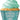 Standard Turquoise Damask Grease Proof Cupcake Liners