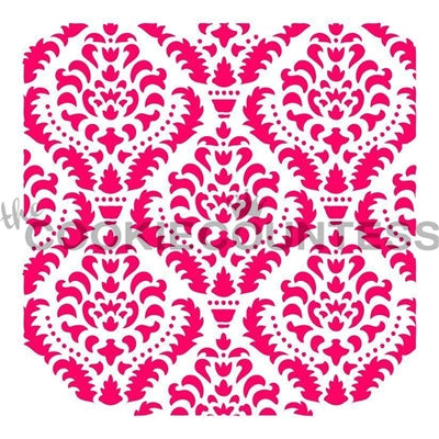 Cookie Countess Ornate Damask Stencil