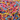 Pink/Blue/Yellow Multicolor Crinkle Paper