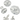 PME Novelty Plunger Cutters -- Doves -- Set of 3