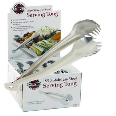 Norpro Round Claw Serving Tong - Stainless Steel