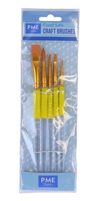 PME Food Safe Craft Brushes (Set of 5)