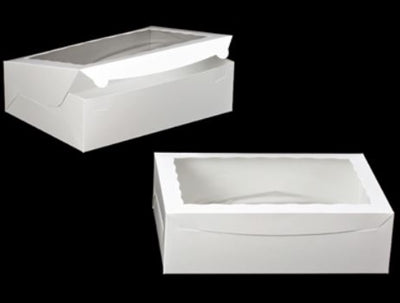 Quarter Sheet Cake Box With Window