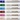 DripColor Food Color Markers -- Set 2 -- Set of 6 Colors