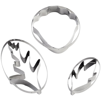 Poppy Gum Paste Cut-Outs Set -- 3 Piece