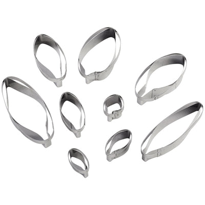 Succulents Gum Paste Cut-Outs Set -- 9 Piece