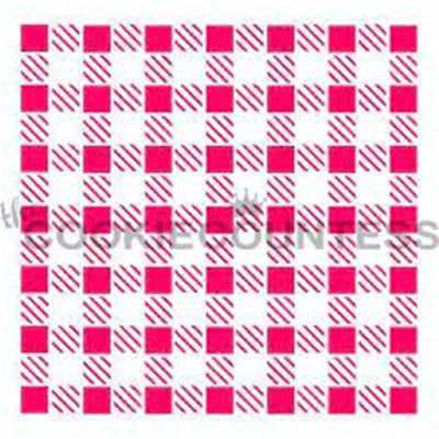 Cookie Countess Mini Buffalo Plaid Stencil