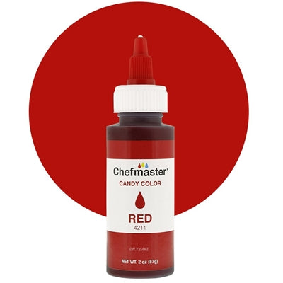 Chefmaster Candy Color - Red - 2 oz