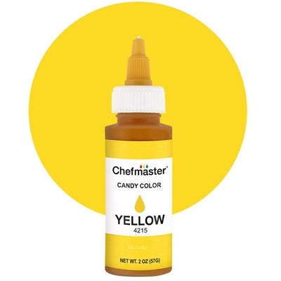 Chefmaster Candy Color - Yellow - 2 oz