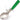 Crestware #12 (Green Handle) Stainless Steel Disher