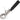 Crestware #30 (Black Handle) Stainless Steel Disher