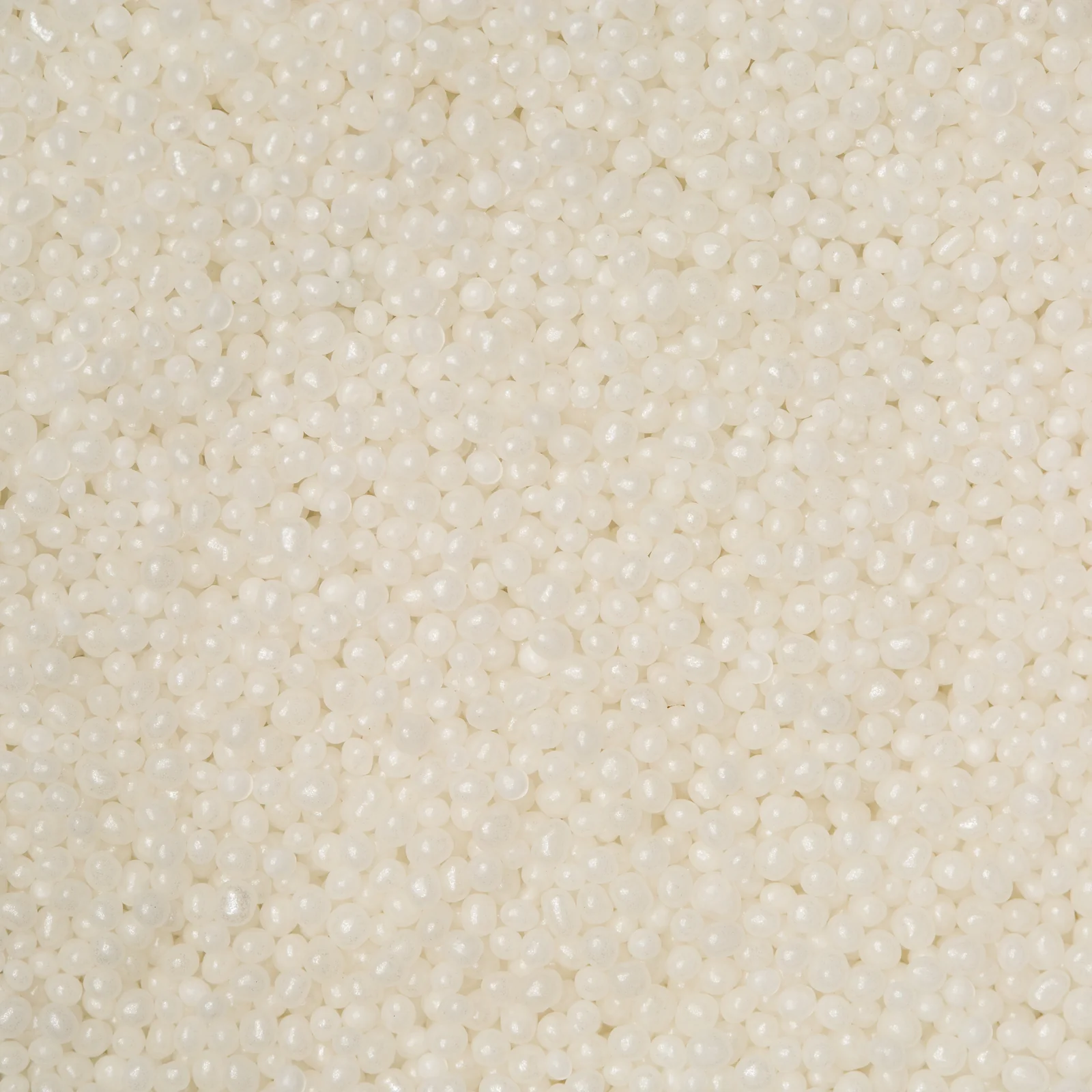 2mm White Sugar Pearls -- 3 oz