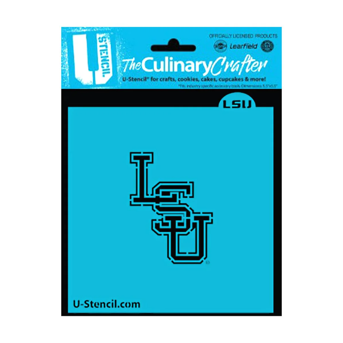 Cookie Countess Louisiana State University LSU Tiger Face Stencil