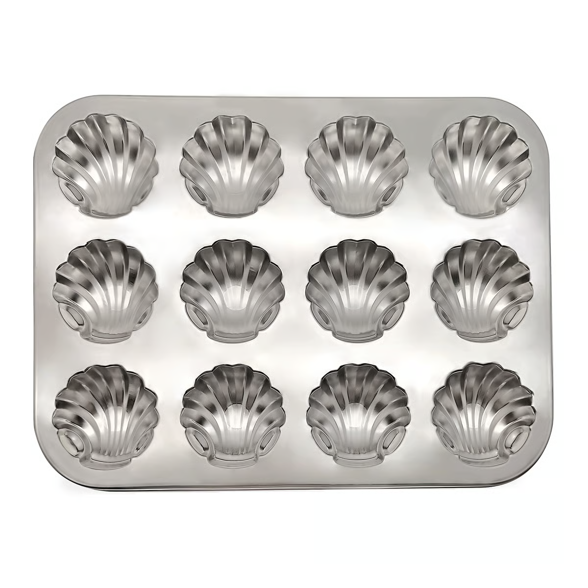 Fox Run Stainless Steel Scalloped Shell Baking Pan