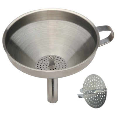 Norpro S/S Funnel With Strainer, 5.5