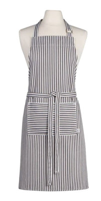 Now Designs Black Narrow Stripe Chef's Apron