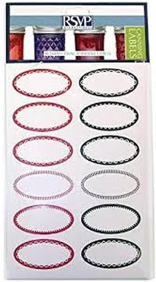RSVP Oval Canning Labels