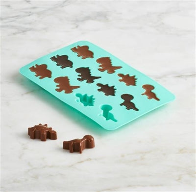 Trudeau Dinosaur Silicone Chocolate Mold -- 2 piece